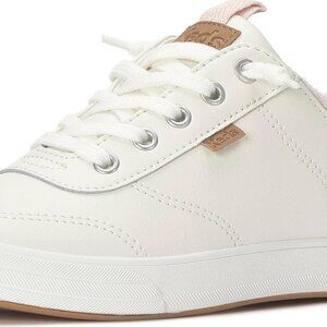 Women's Center III Slip-On Fashion Sneakers - Size 8.5 in White/Blush Leather